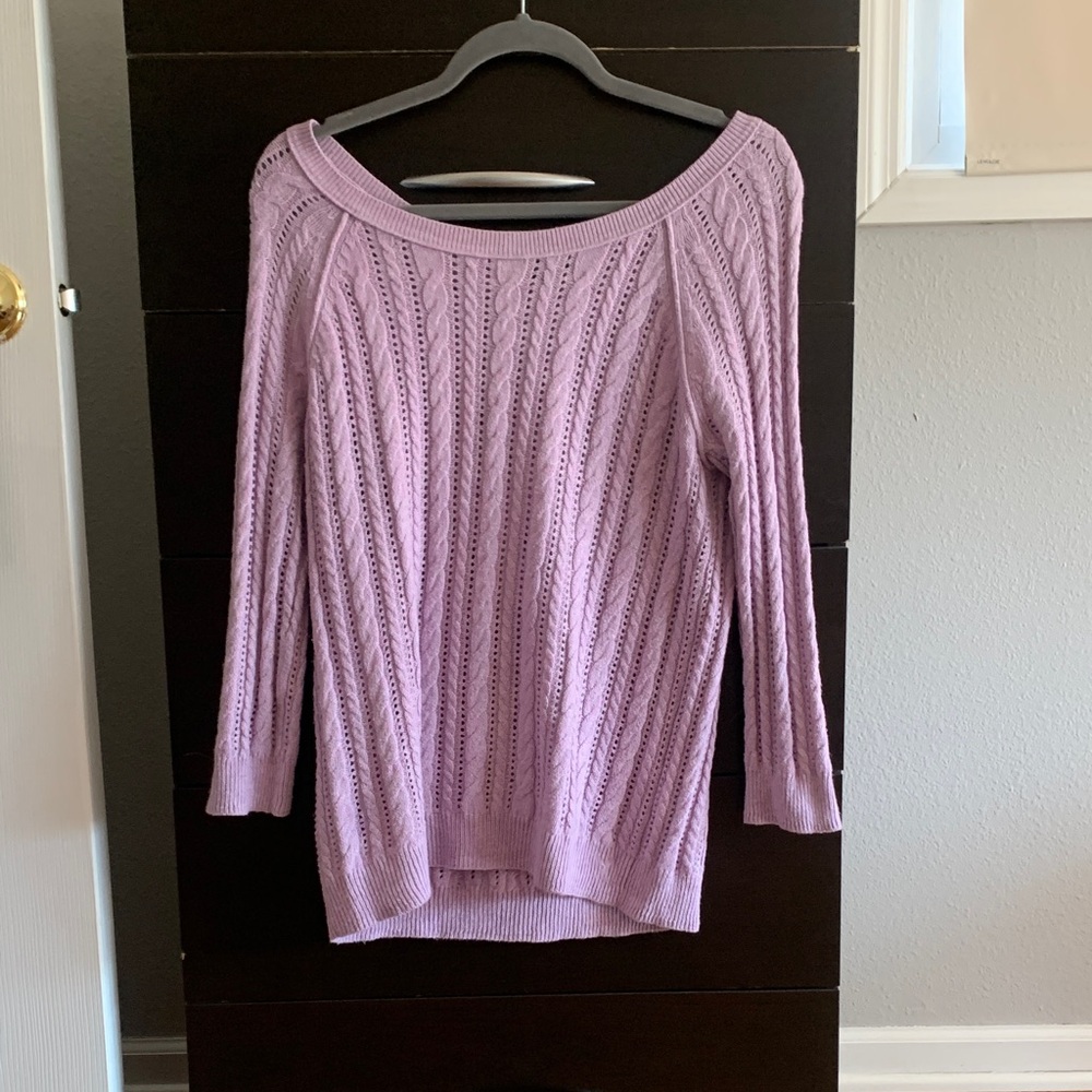 American Eagle Outfitters Lilac Sweater
